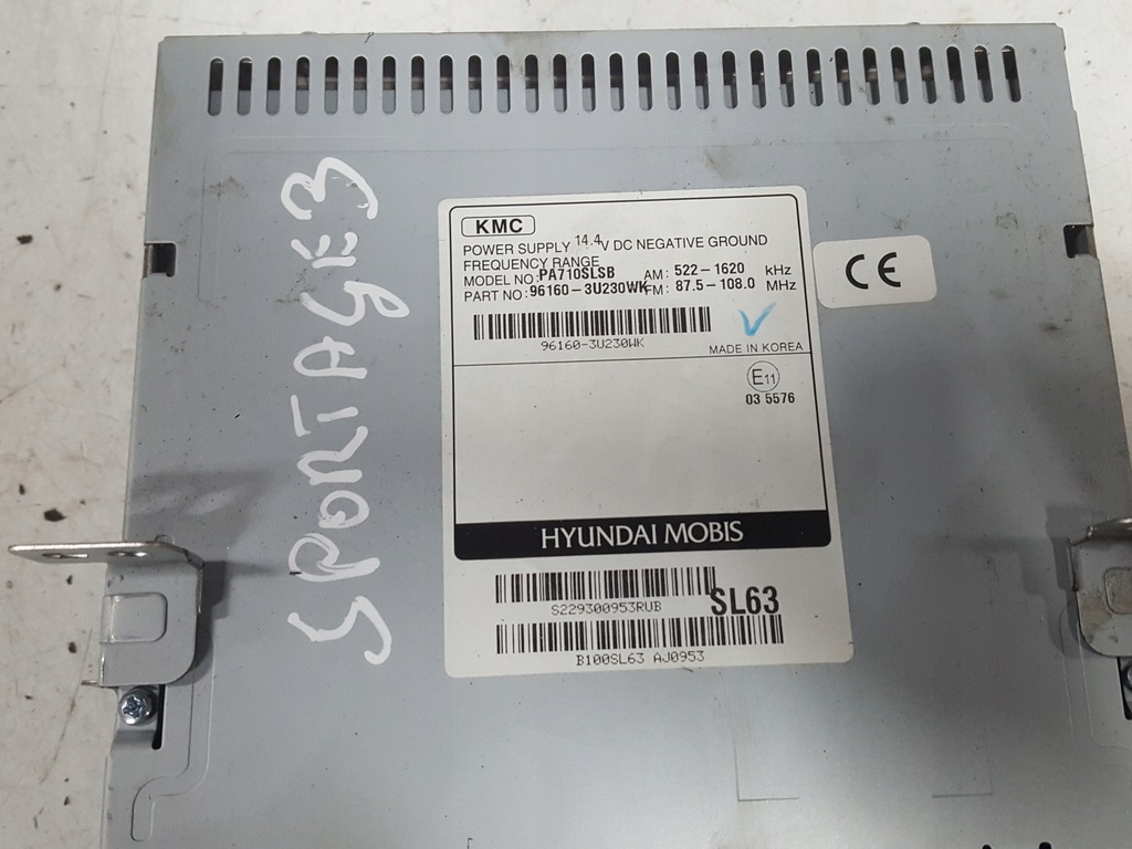 фото №3, Kia sportage 3 iii 10-15r радіо cd радіопрогравач