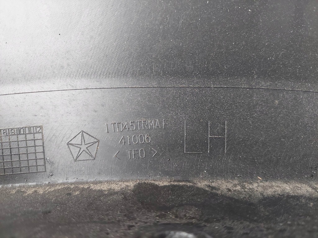 фото №8, Dodge ram 11- молдинг крыла левая задняя задняя