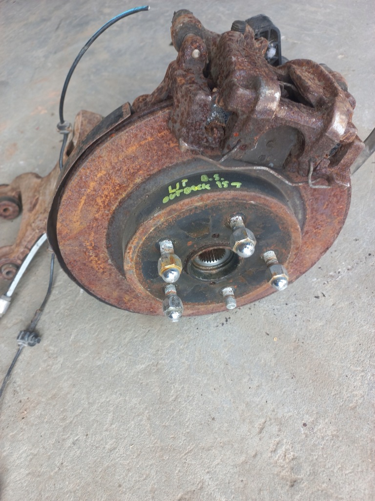 фото №6, Subaru outback 2.5 15-19 поворотный кулак ступица левый задняя