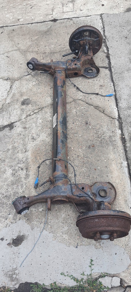 фото №1, Задня балка oś барабан peugeot 207sw