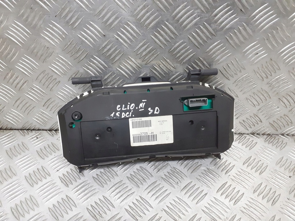 фото №3, Счетчик приборы renault clio iii 1.5 dci 8200582705