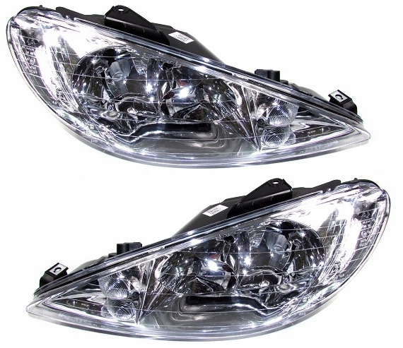 фото №1, Комплект фари peugeot 206, 1998-2009