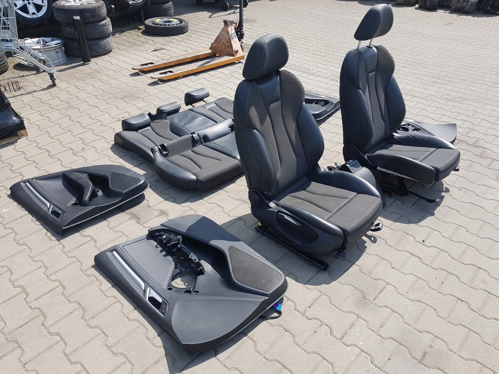 фото №6, Audi a3 8v 13-16r s-line hb сиденья полукожа заднее сиденье 5d sportbacka