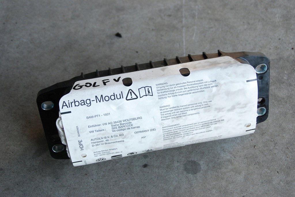 фото №1, Подушка пассажира подушка безопасности vw golf v 1k0880204l