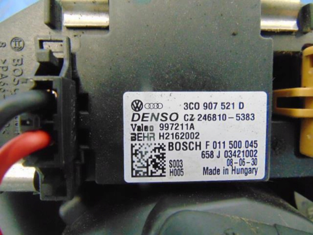 фото №6, Audi a3 8p 2.0d вентилятор отопителя f011500045