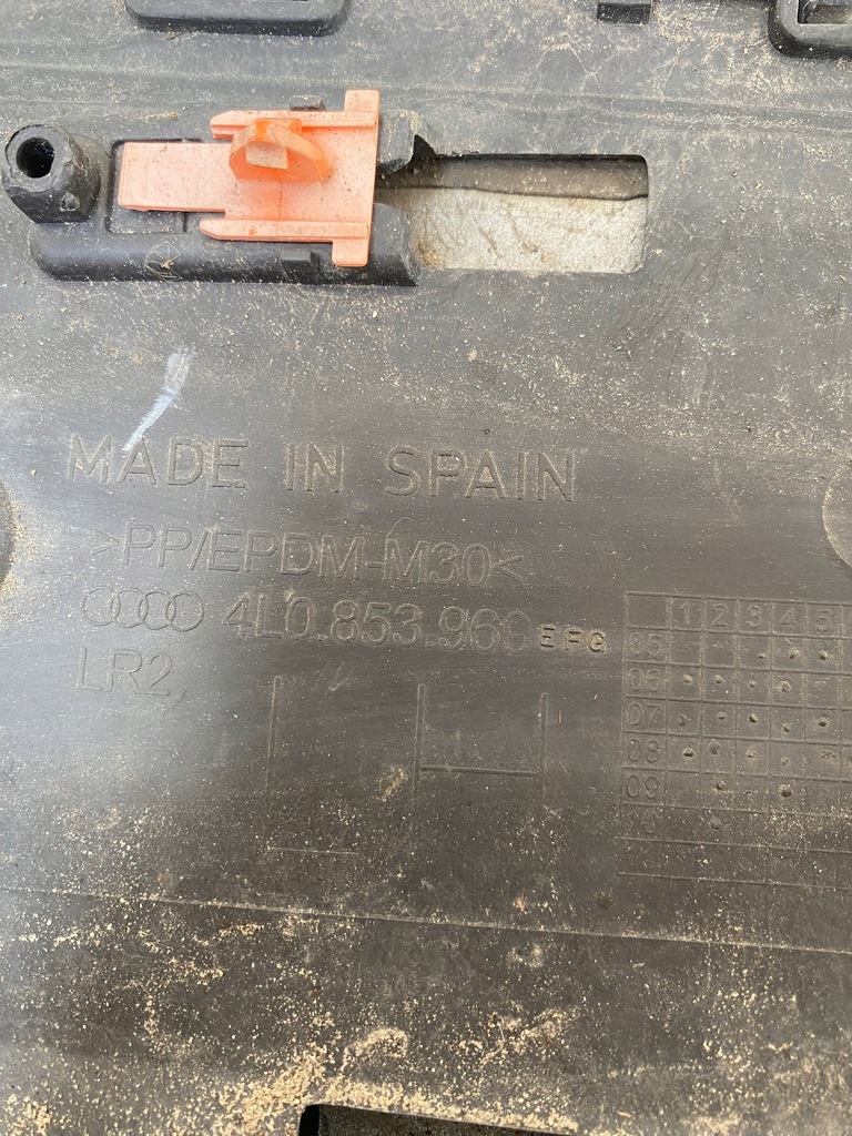 фото №9, Audi q7 4l s-line 05- молдинг нижняя дверь левый задняя 4l0853969e