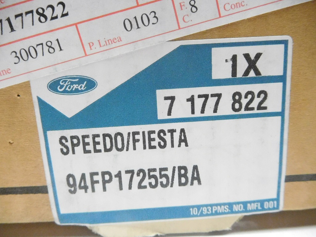 фото №8, Спидометр ford fiesta 89-94 oe7177822