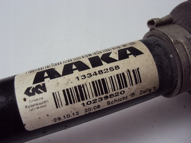 фото №4, Привідний вал лівий перед opel zafira c 2.0 d 2013 rok