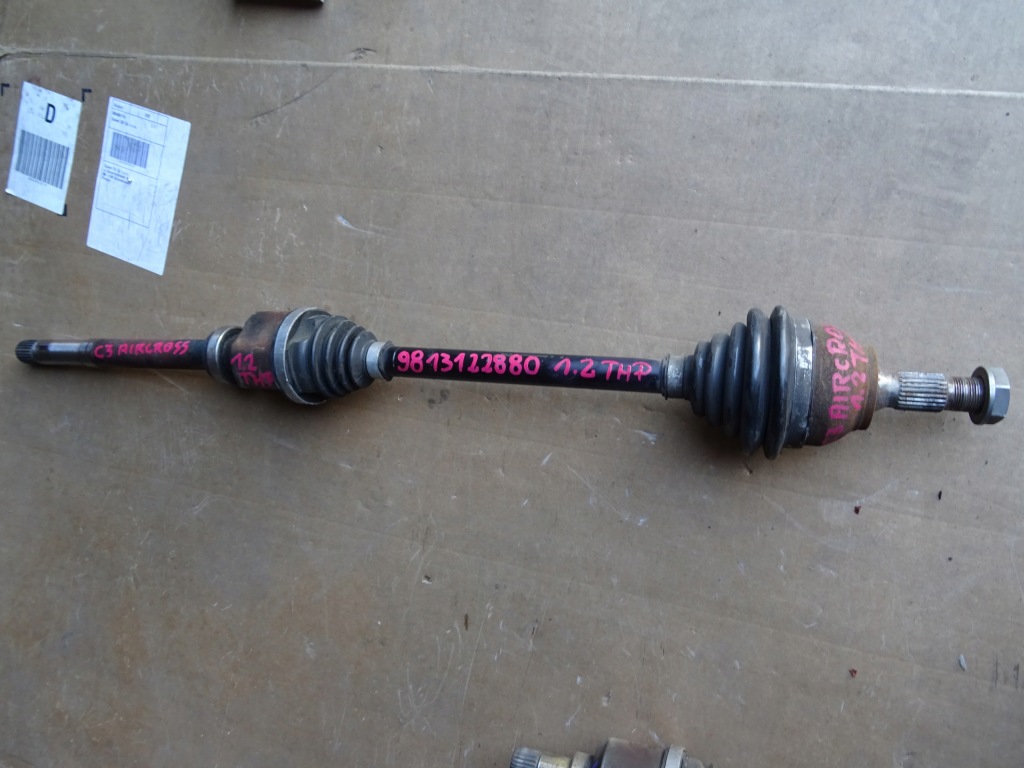 фото №1, Citroen c3 aircross привідний вал права 9813122880 1.2 thp