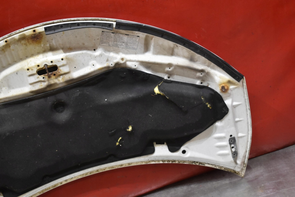 фото №12, Капот крышка двигателя белый honda civic 9 ix 11-16