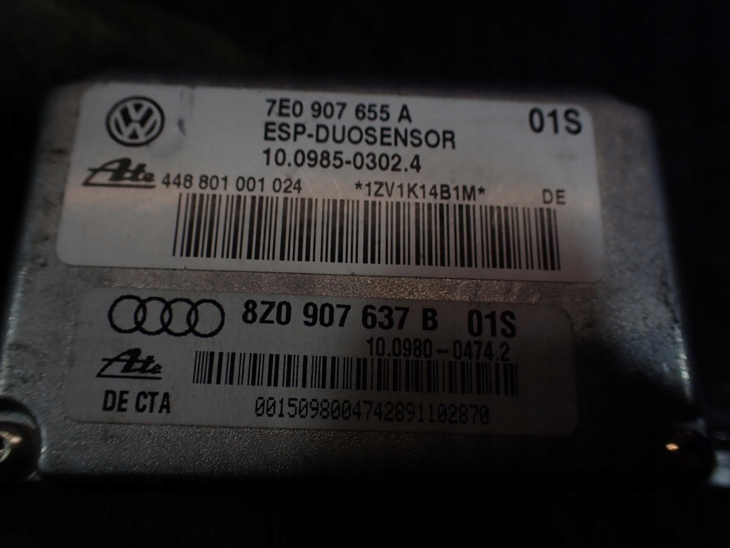 Audi a2 99-05 датчик ускорения esp 8z0907637b Недорого