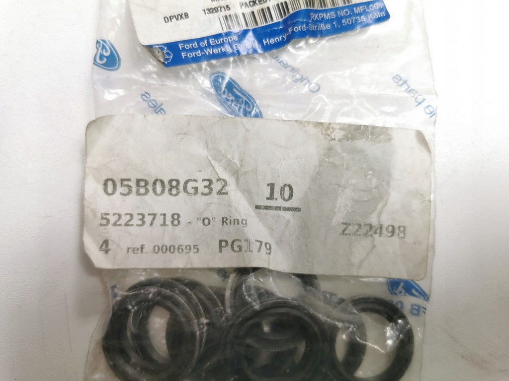 фото №6, Уплотнительное кольцо трубка кондиционера ford b-max transit mondeo оригинальный номер 5223718