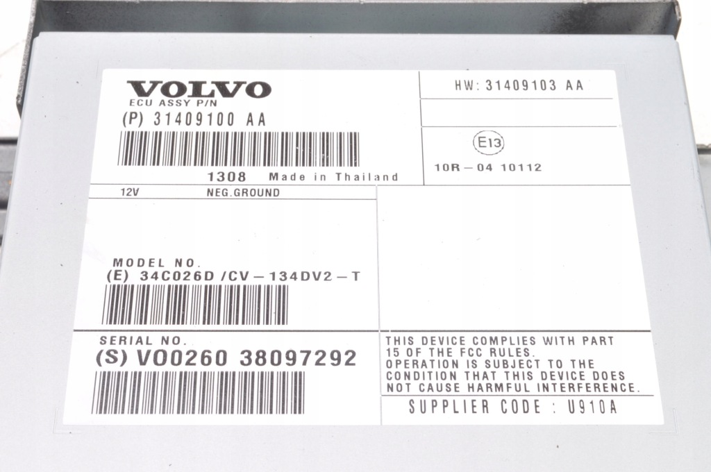 фото №4, Volvo s60 ii v60 xc60 усилитель радио 31409100 lift