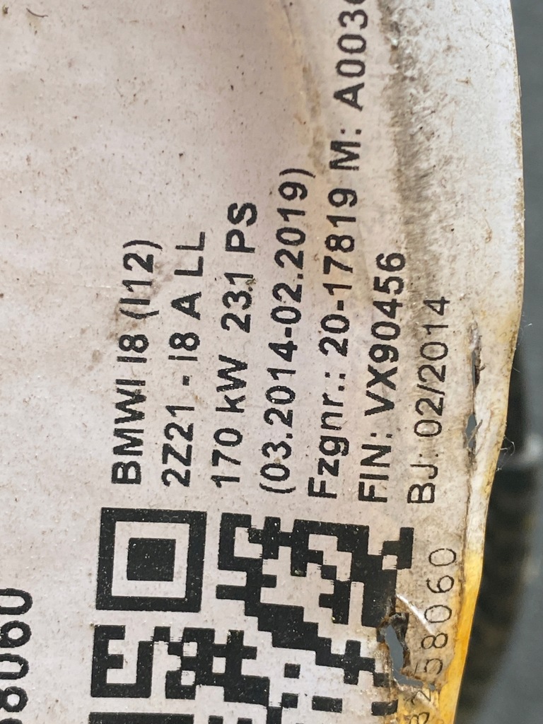 фото №14, Поворотний кулак амортизатор задня bmw i8