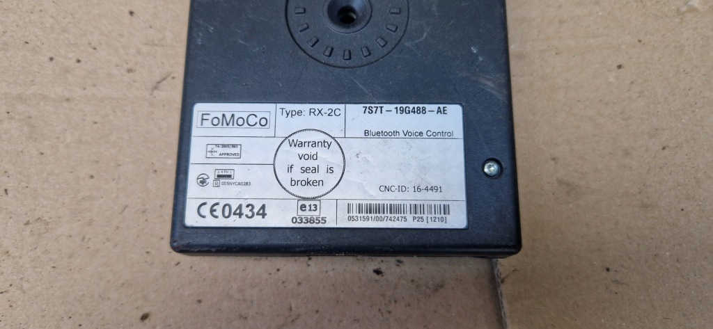 фото №2, Модуль bluetooth ford оригінальний номер 7s7t19g488ae