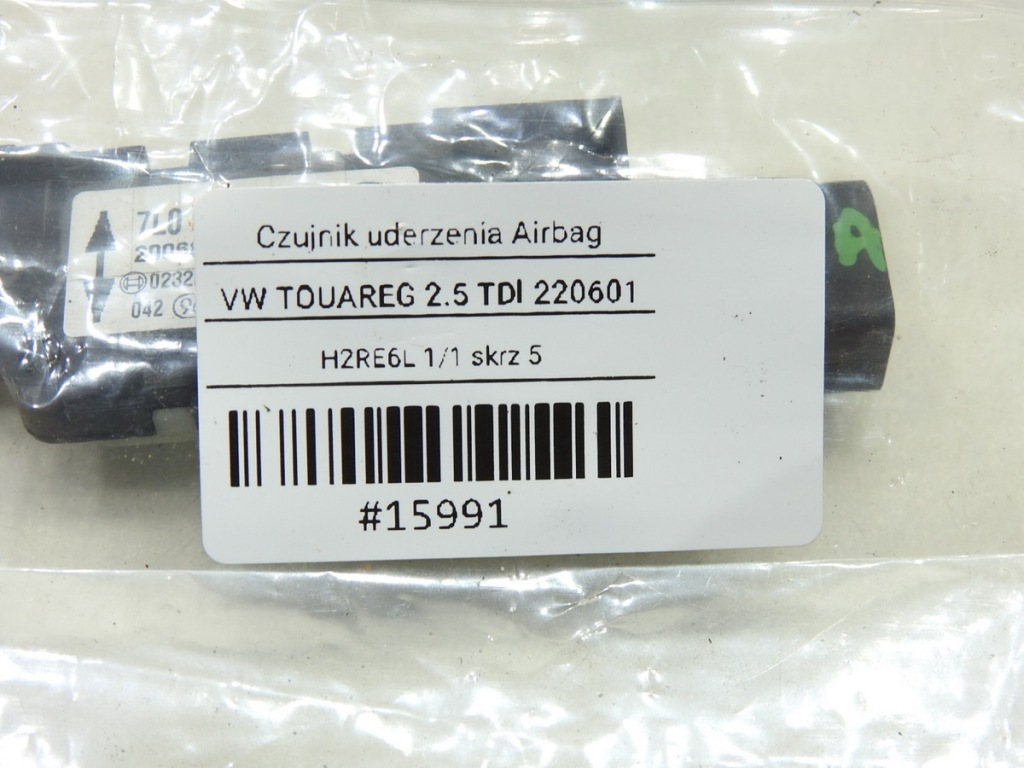 фото №8, Датчик ударний vw touareg i 7l0909606c