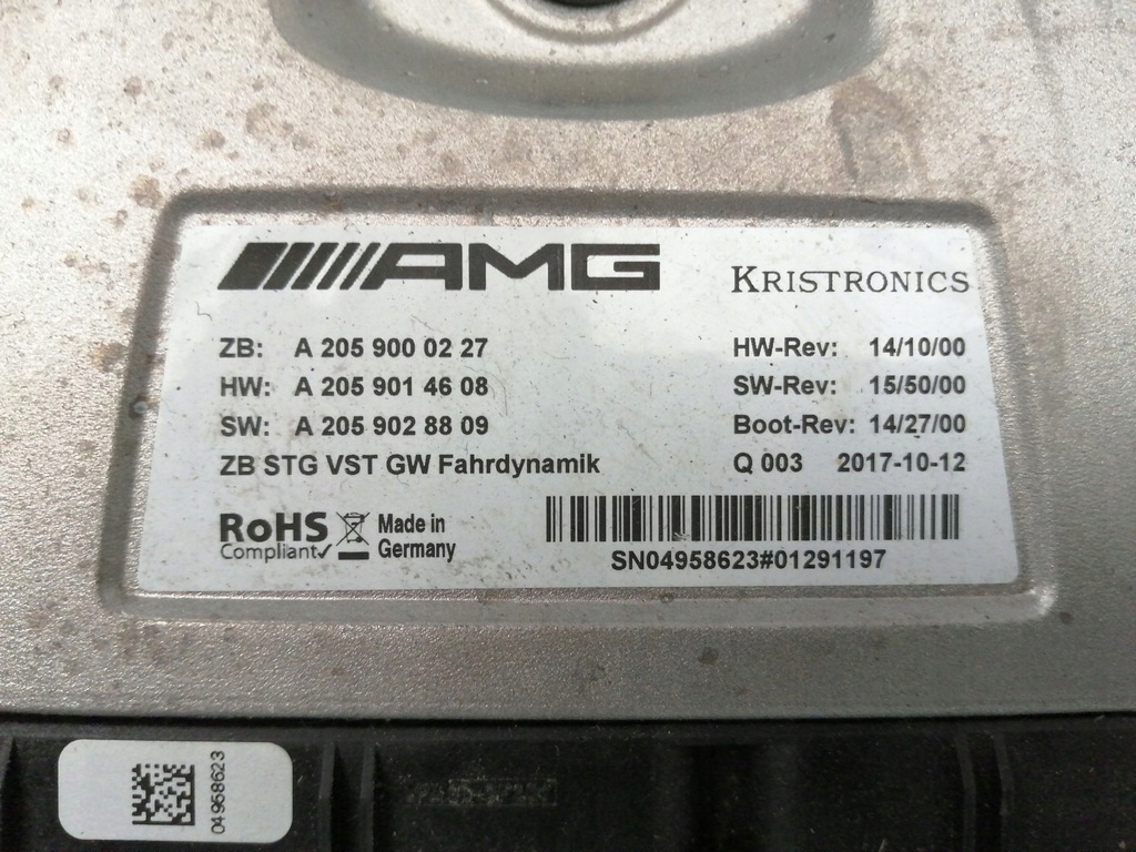 фото №1, Блок управления подвеска mercedes w205 a2059000227