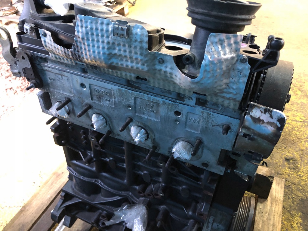 фото №11, Двигатель kompletny vw passat b6 golf v touran audi cba cbab 2,0 tdi 140 km