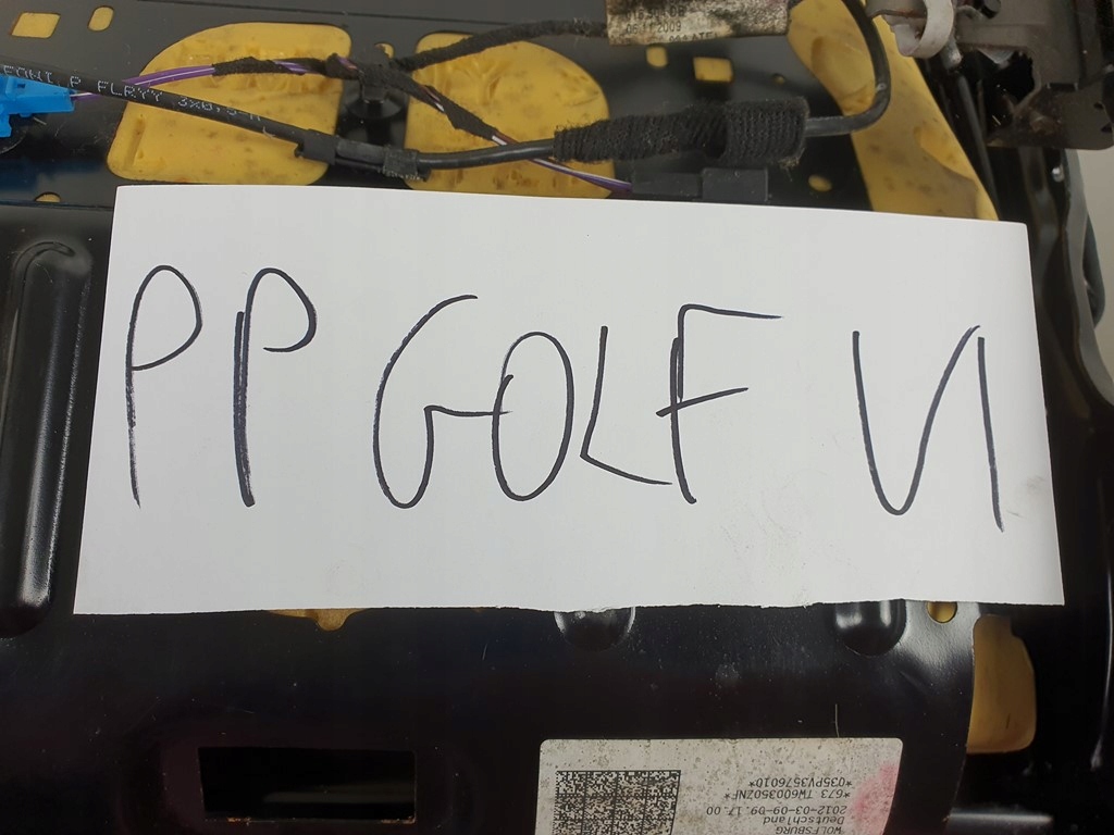 фото №9, Сиденье правый перед пассажира vw golf vi europa