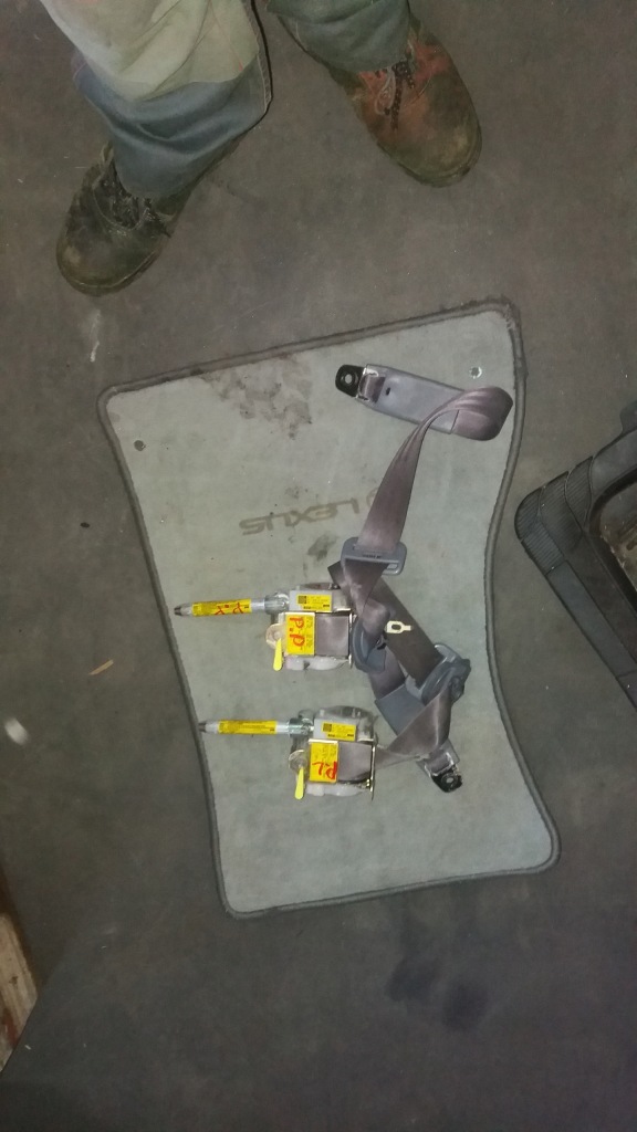 фото №1, Ремни безопасность перед kpl. lexus ls400 запчасти