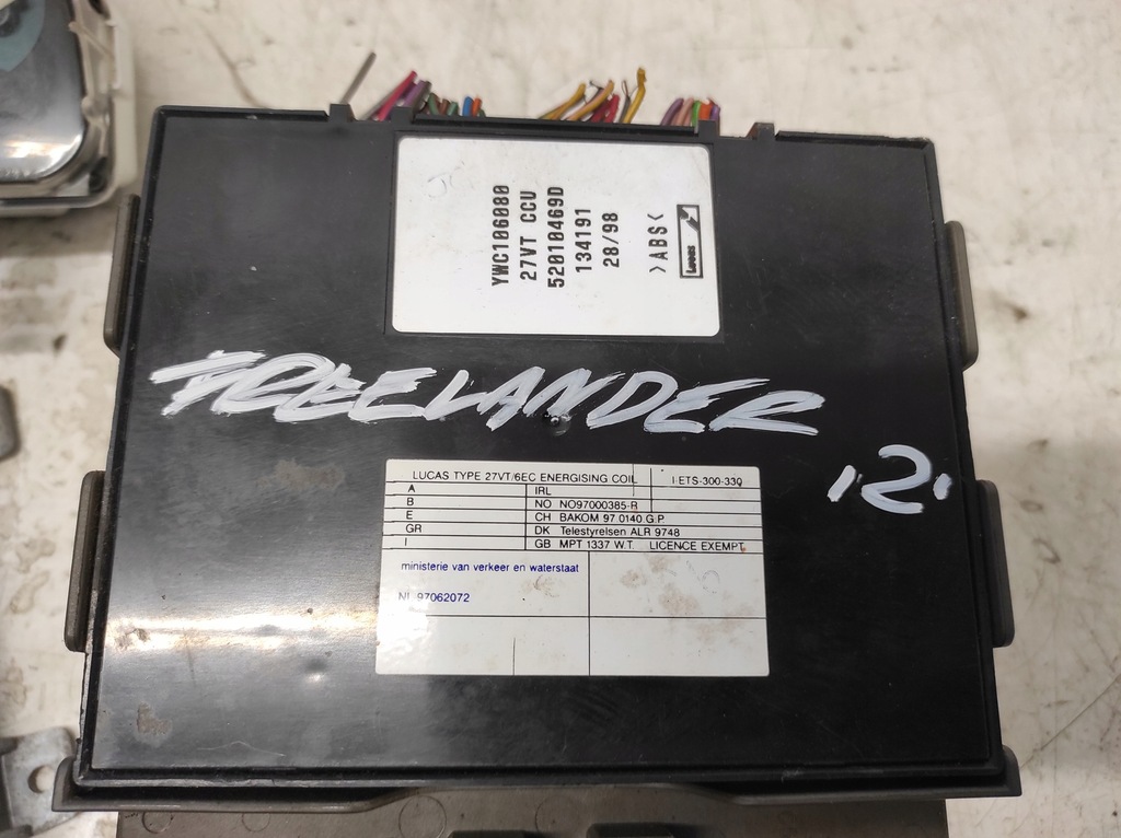 фото №6, Land rover freelander 1 i 96- 1.8 16v набор стартовый блок управления mkc104392