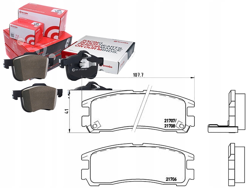фото №1, Гальмівні колодки гальмівні mitsubishi galant 92- задня з датчик.