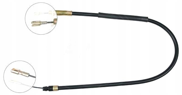 фото №1, Трос тормоза ручного mercedes r170 slk 96-04 lt