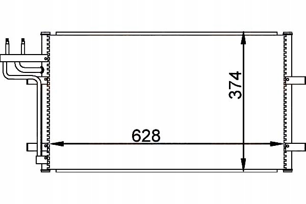 фото №1, Hella конденсатор радіатор кондиціонера []