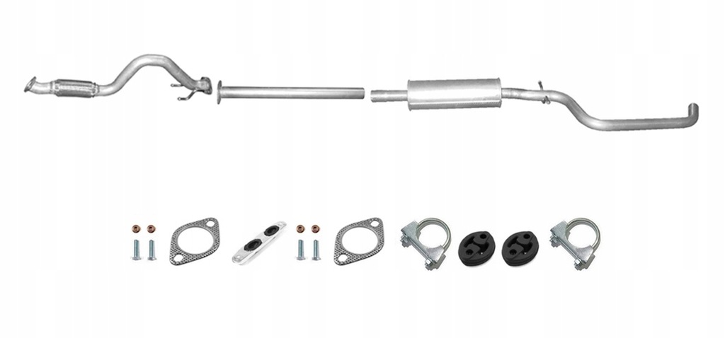 фото №1, Vw golf vi plus 1.2 tsi 63-77kw od 2009r. труба трубы гаситель средний