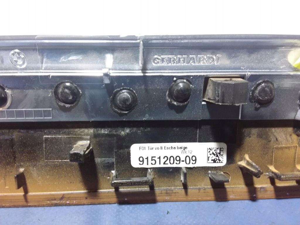 фото №3, Bmw 7 f02 молдинг дверь передняя левая перед 9151209