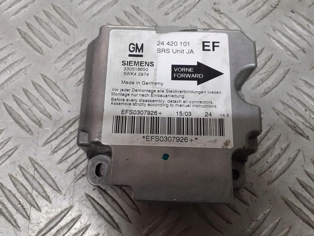 фото №1, Модуль датчик подушка безопасности opel omega b 330518650