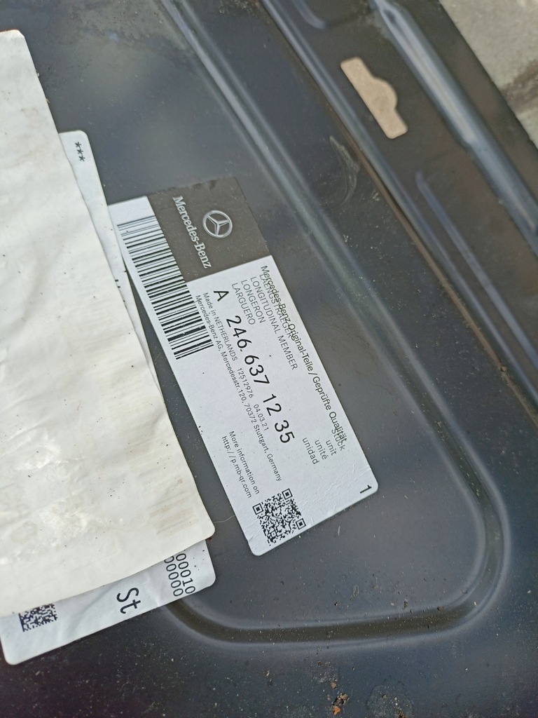 фото №6, Порог правый передний блок двигателя mercedes b klasa w246