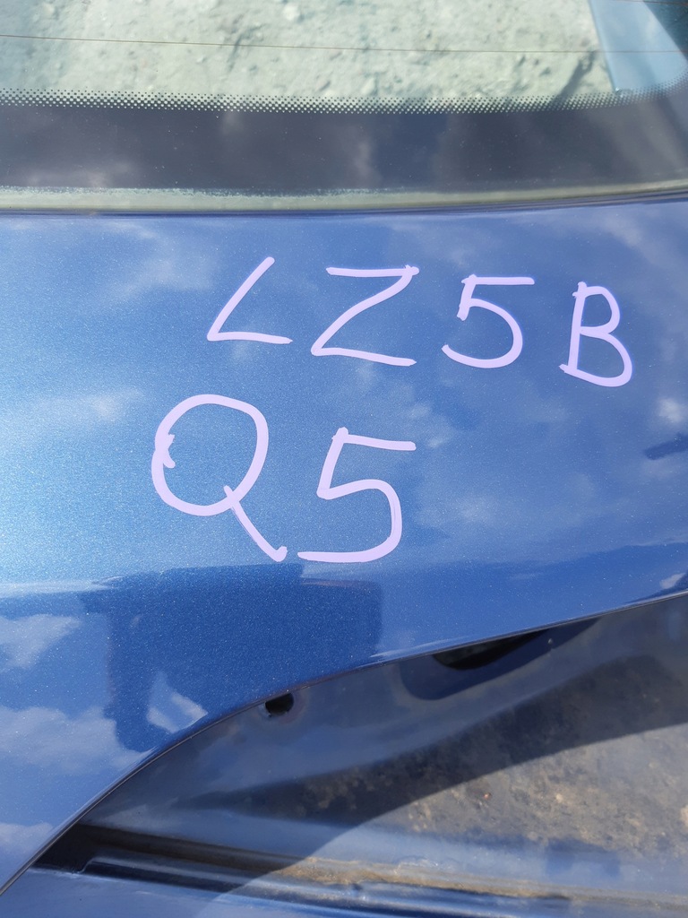 фото №5, Audi q5 8r крышка багажника задняя крышка багажника lz5b