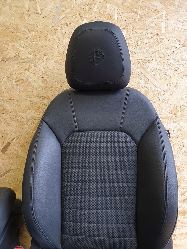 фото №11, Alfa romeo stelvio сидіння заднє сидіння обшивки pół шкіра europa