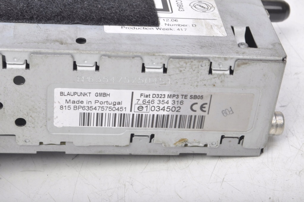 фото №7, Fiat linea радио 7646354316 7354423440