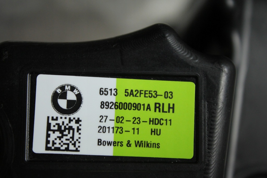 фото №10, Набор аудио динамиков bowers wilkins усилитель сабвуфер bmw g70 the 7