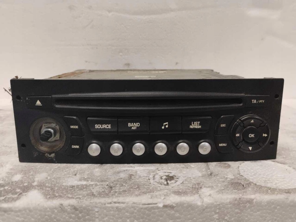 фото №1, Радио cd citroen c3 96643697xt