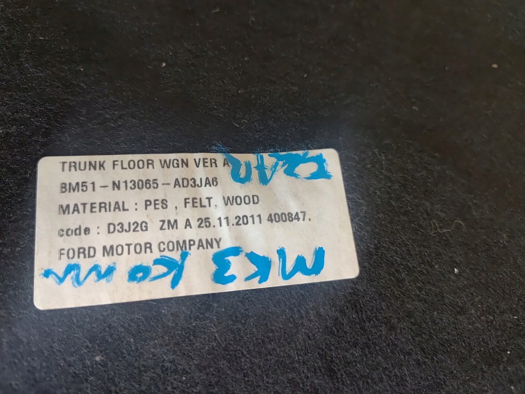 Focus mk3 универсал пол обшивка багажника bm51n13065ad Недорого