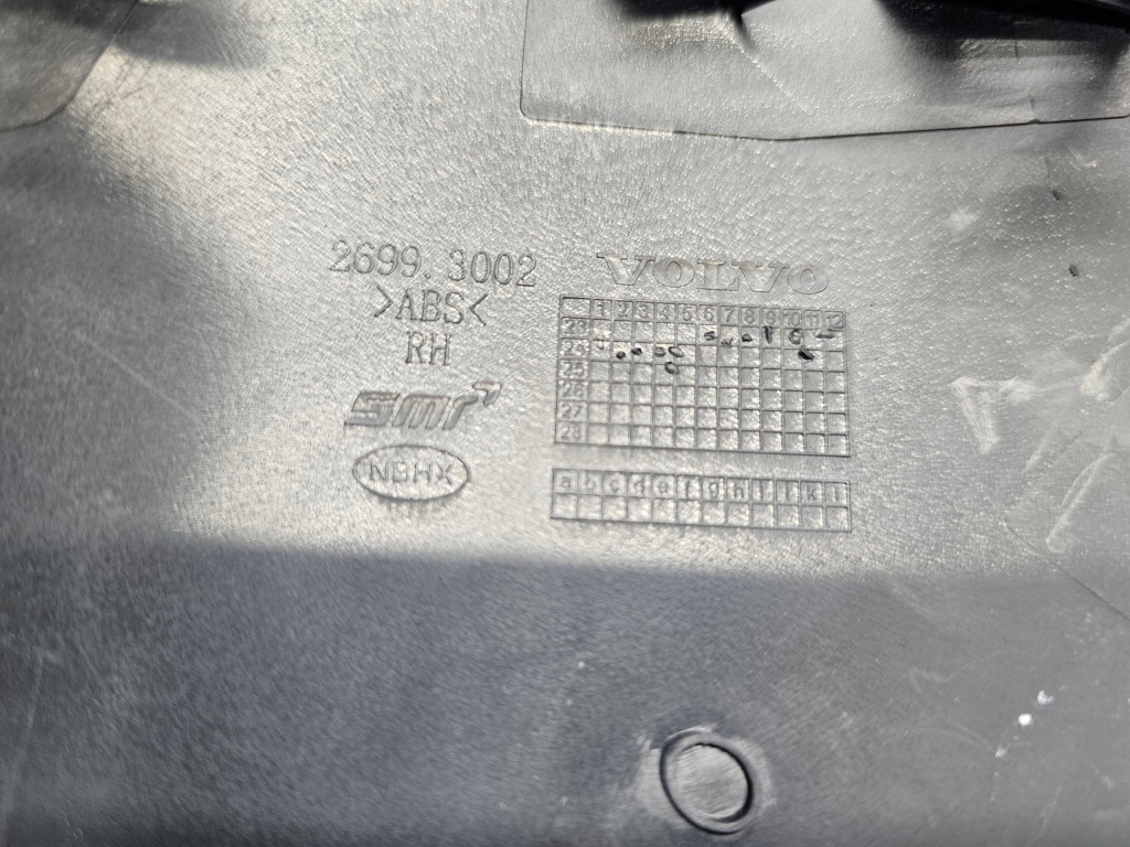 Дзеркало volvo ex30 праве 2023 - 15 pin pinów європа Зі Шроту