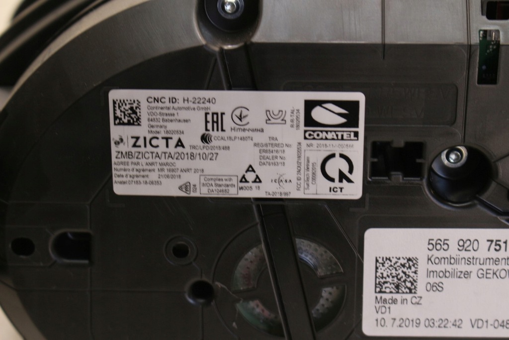 фото №7, Лічильник прилади 565920751c skoda kodiaq 2.0 tdi