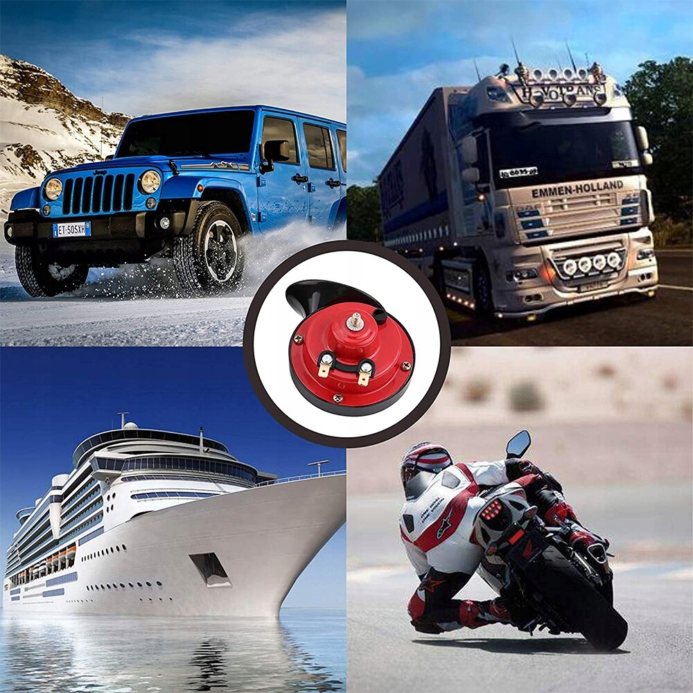 фото №6, Двойной клаксон сигнал głośna 12v типа tir 300db