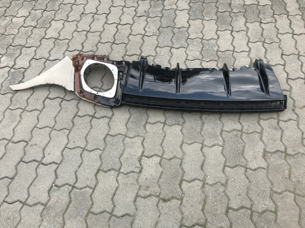 фото №4, Audi r8 5.2 v10 plus дифузор бампера задня накладка