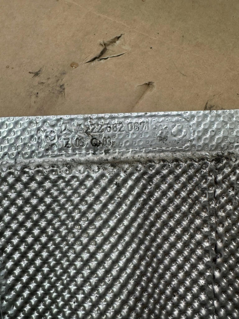 фото №5, Защита тепловая выхлоп, mercedes s klasa w222