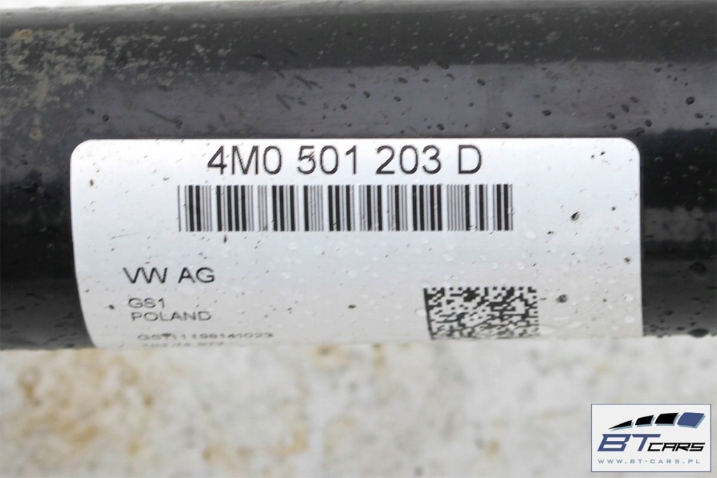 Audi q7 4m привідний вал задня задні 4m0501203d 4m0 501 203 d 4m 2015- Доставка