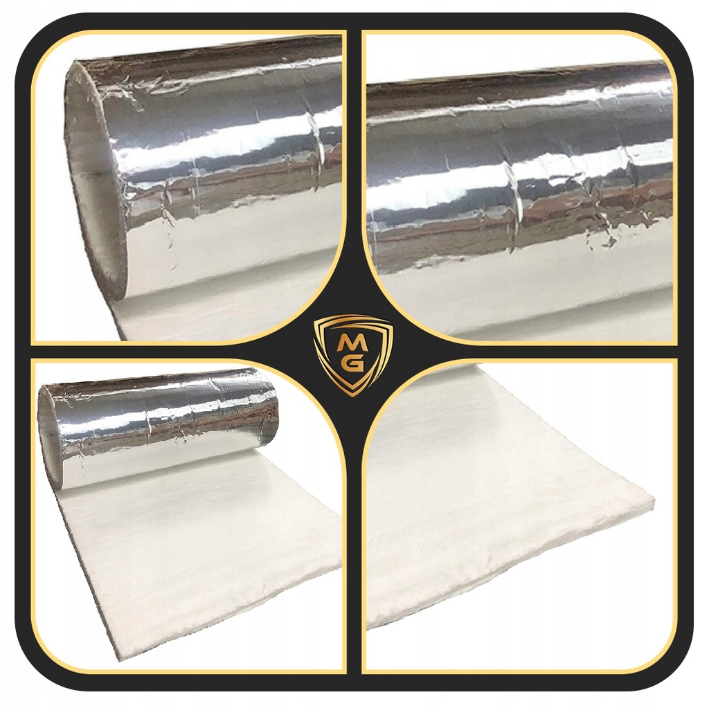 фото №5, Samoprzylepna gruba защита тепловая ролик мат 500°c 100x100cm