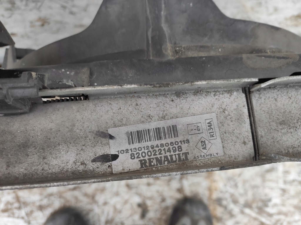 фото №4, Pas передний комплект радиатор renault clio 3 modus