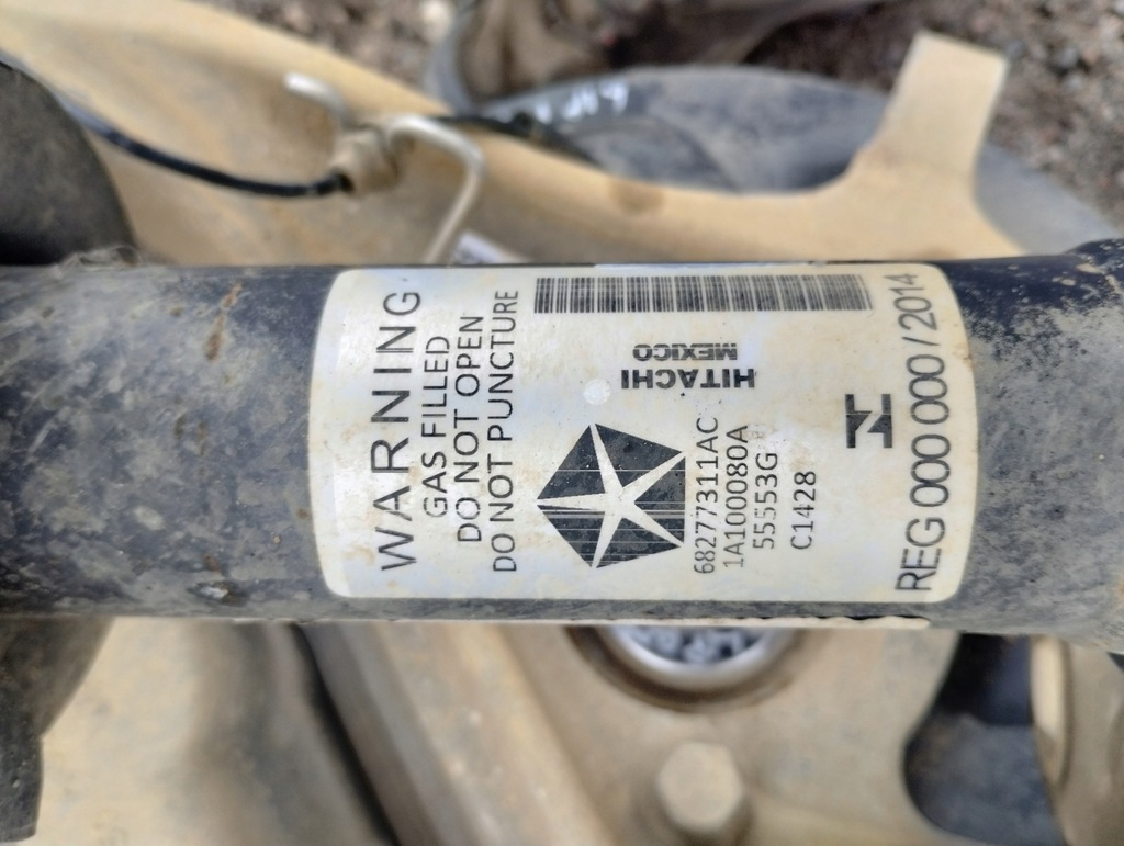 фото №9, Dodge ram 2x4 19- амортизатор поворотный кулак рычаг левый перед usa