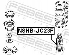 фото №3, Febest захист амортизатора перед