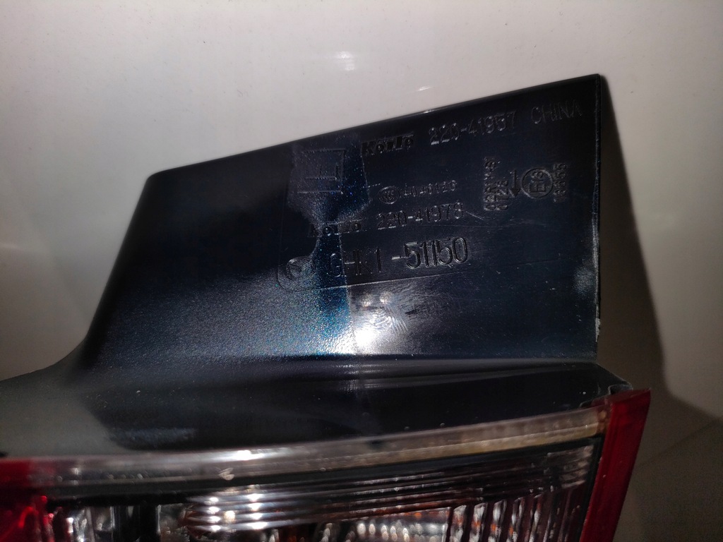 фото №6, Mazda 6 iii gj sedan 2012-2015 лампа левая задняя eu