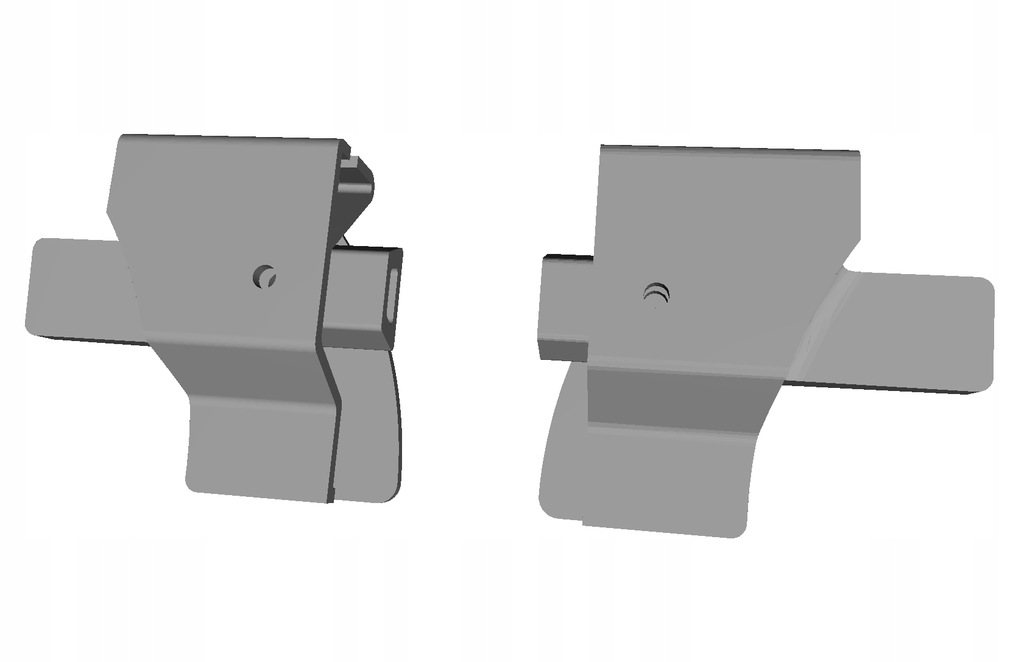фото №1, 2x направляющая peugeot 206 sw блокировка шторка lew+pr